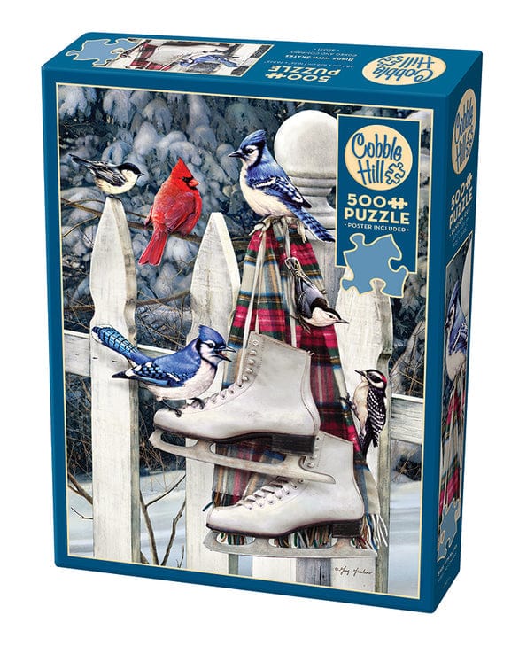 Cobble Hill Puzzles > Jigsaw Puzzles Birds with Skates (500 Piece Puzzle) 625012450713 45071