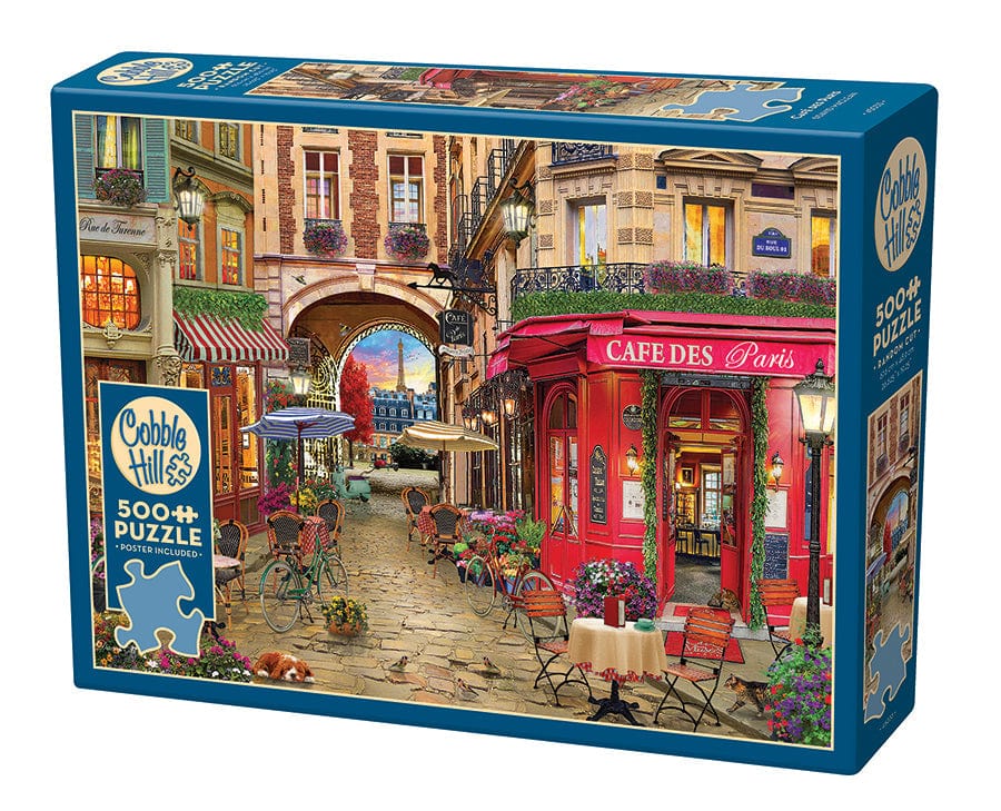 Cobble Hill Puzzles > Jigsaw Puzzles Cafe des Paris (500 Piece Puzzle) 625012450331 45033