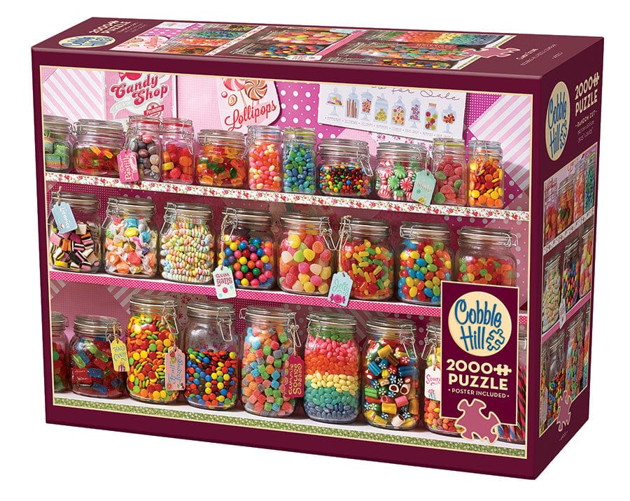 Cobble Hill Puzzles > Jigsaw Puzzles Candy Store (2000 Piece Puzzle) 625012490030 49003