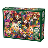 Cobble Hill Puzzles > Jigsaw Puzzles COBBLE HILL: BLOOMING WHISKERS 1000 PC PUZZLE 625012402897 40289