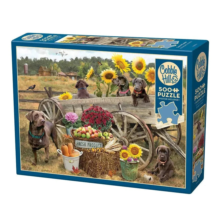 Cobble Hill Puzzles > Jigsaw Puzzles COBBLE HILL: CHOC WAGON 500 PC PUZZLE 625012450966 45096