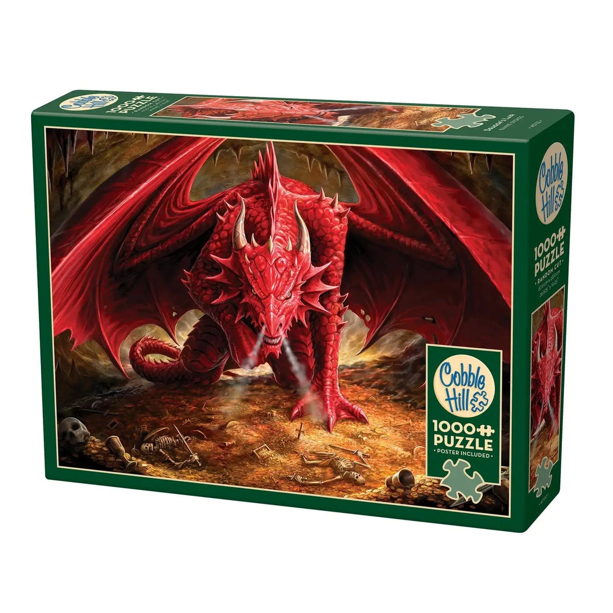 Cobble Hill Puzzles > Jigsaw Puzzles COBBLE HILL: DRAGONS LAIR 1000 PC PUZZLE 625012571876 40132