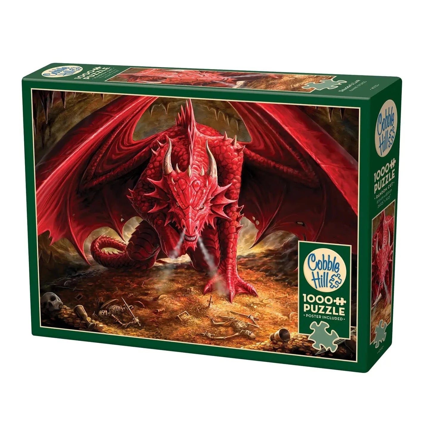 Cobble Hill Puzzles > Jigsaw Puzzles COBBLE HILL: DRAGONS LAIR 1000 PC PUZZLE 625012571876 40132