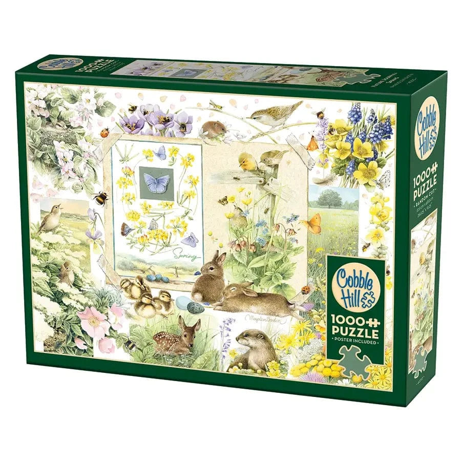 Cobble Hill Puzzles > Jigsaw Puzzles COBBLE HILL: NATURE JOURNAL - SPRING 1000 PC PUZZLE 625012403108 40310