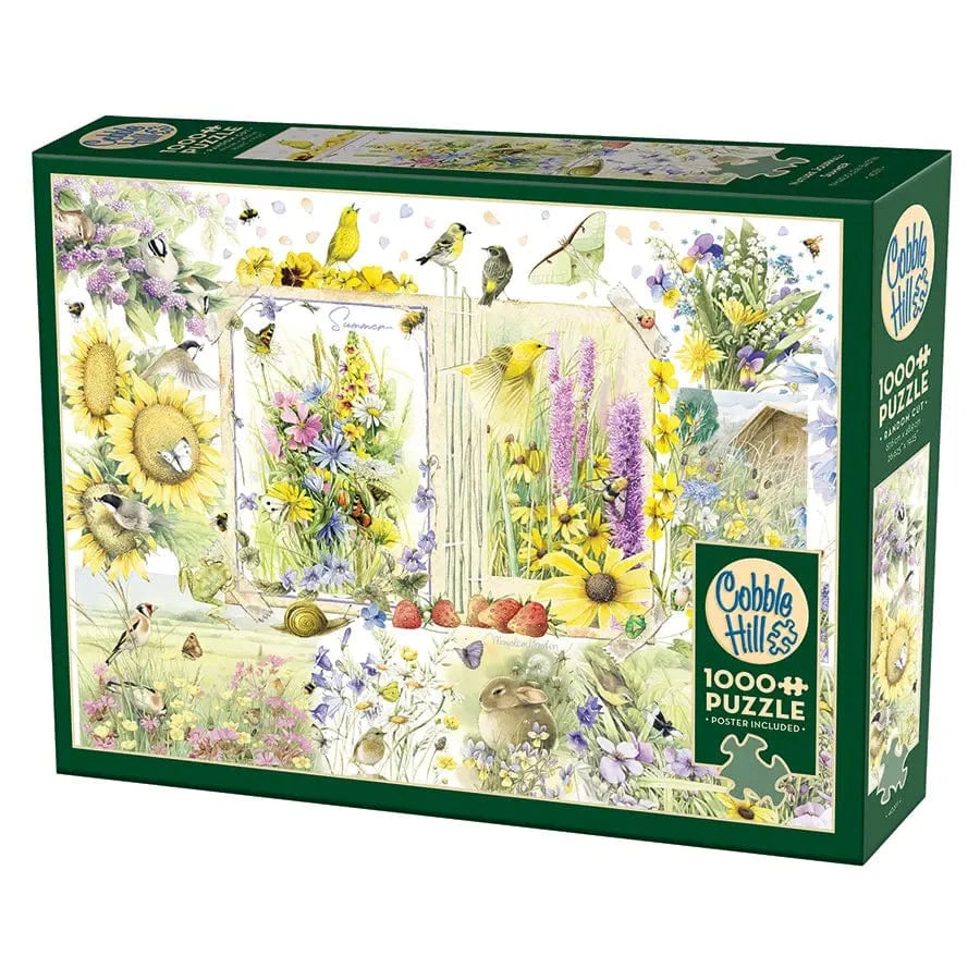 Cobble Hill Puzzles > Jigsaw Puzzles COBBLE HILL: NATURE JOURNAL - SUMMER 1000 PC PUZZLE 625012403115 40311