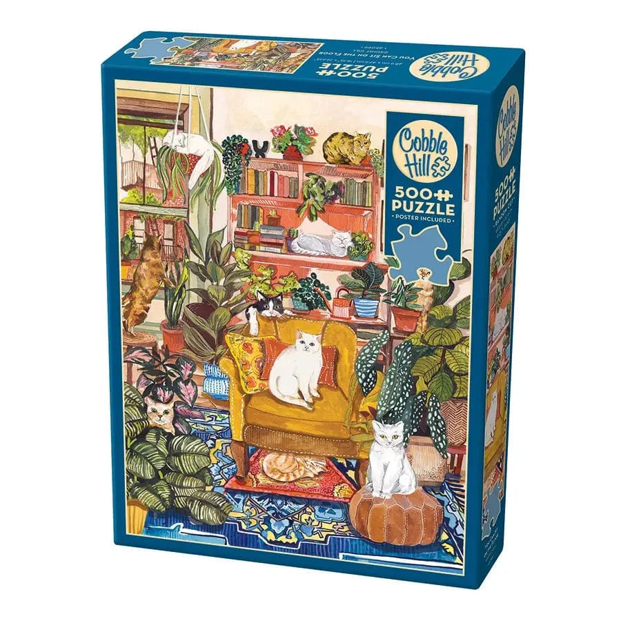 Cobble Hill Puzzles > Jigsaw Puzzles COBBLE HILL: YOU CAN SIT ON THE FLOOR 500 PC PUZZLE 625012450997 45099