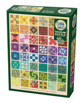 Cobble Hill Puzzles > Jigsaw Puzzles Common Quilt Blocks (1000 Piece Puzzle) 625012400480 40048