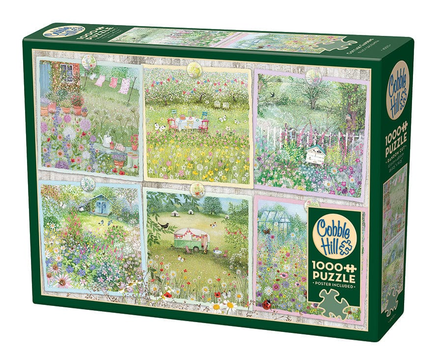 Cobble Hill Puzzles > Jigsaw Puzzles Cottage Gardens (1000 Piece Puzzle) 625012400138 40013