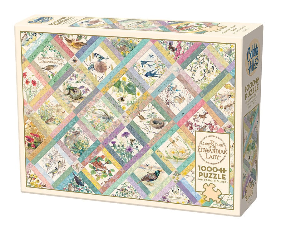 Cobble Hill Puzzles > Jigsaw Puzzles Country Diary Quilt (1000 Piece Puzzle) 625012400916 40091