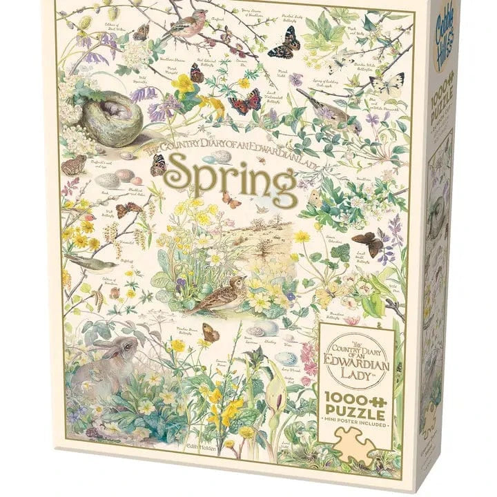 Cobble Hill Puzzles > Jigsaw Puzzles Country Diary: Spring (1000 Piece Puzzle) 625012400923 40092