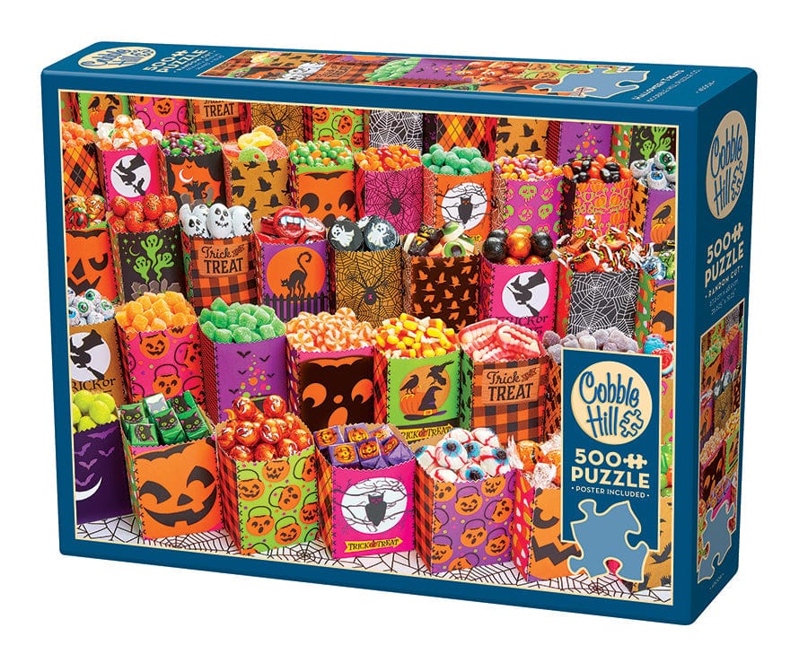 Cobble Hill Puzzles > Jigsaw Puzzles Halloween Treats (500 Piece Puzzle) 625012450041 45004