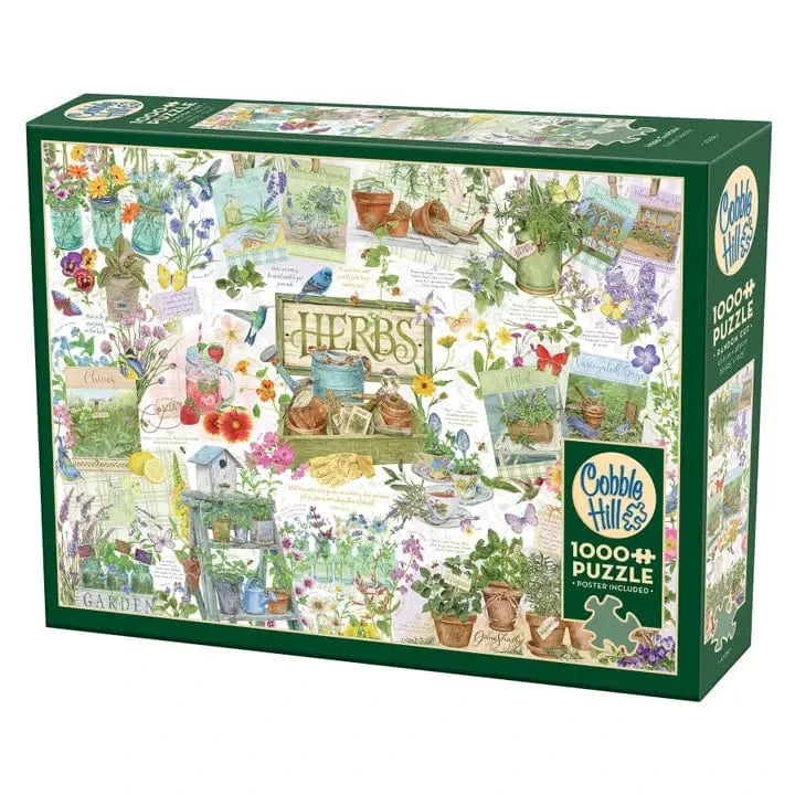 Cobble Hill Puzzles > Jigsaw Puzzles Herb Garden (1000 Piece Puzzle) 625012402583 40258