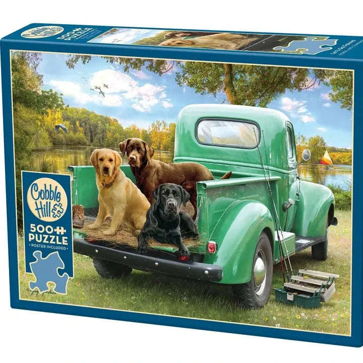 Cobble Hill Puzzles > Jigsaw Puzzles Let's Go Fishing (500 Piece Puzzle) 625012450379 45037