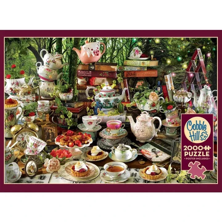 Cobble Hill Puzzles > Jigsaw Puzzles Mad Hatter's Tea Party (2000 Piece Puzzle) 625012490047 49004