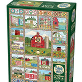 Cobble Hill Puzzles > Jigsaw Puzzles Quilt Country (1000 Piece Puzzle) 625012402620 40262