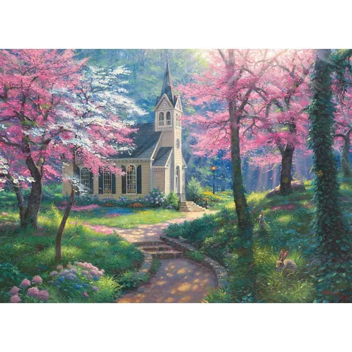 Cobble Hill Puzzles > Jigsaw Puzzles Spring's Embrace (500 Piece Puzzle) 625012450584 45058