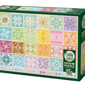 Cobble Hill Puzzles > Jigsaw Puzzles Star Quilt Seasons (1000 Piece Puzzle) 625012400534 40053