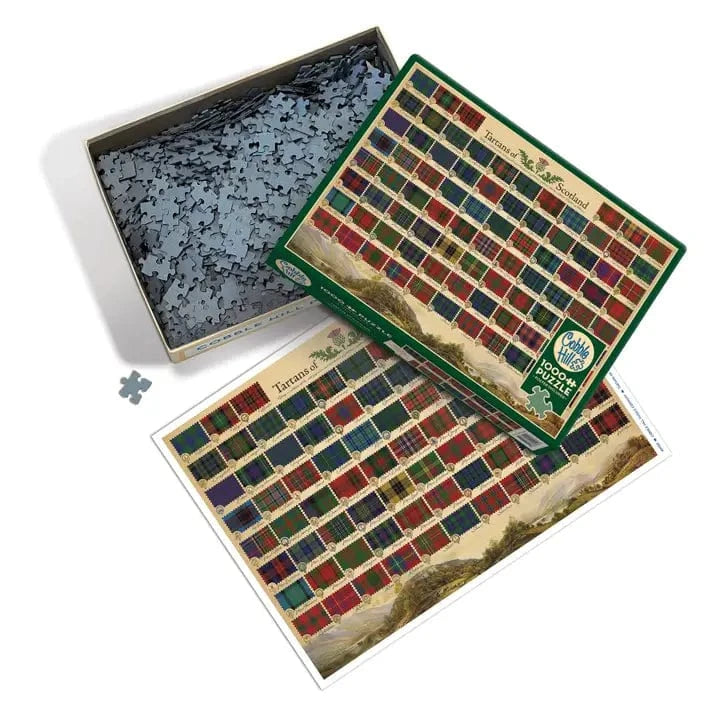 Cobble Hill Puzzles > Jigsaw Puzzles Tartans of Scotland (1000 Piece Puzzle) 625012400527 40052