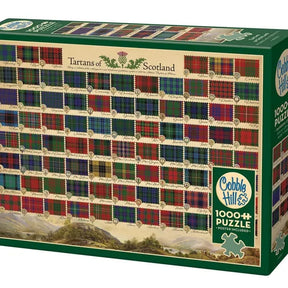 Cobble Hill Puzzles > Jigsaw Puzzles Tartans of Scotland (1000 Piece Puzzle) 625012400527 40052