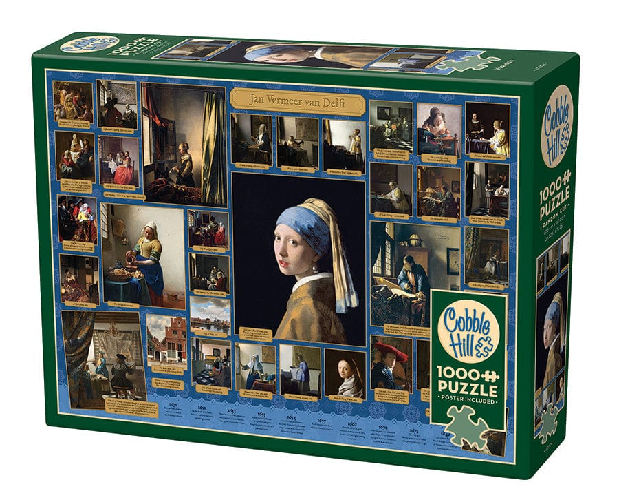 Cobble Hill Puzzles > Jigsaw Puzzles Vermeer (1000 Piece Puzzle) 625012401043 40104