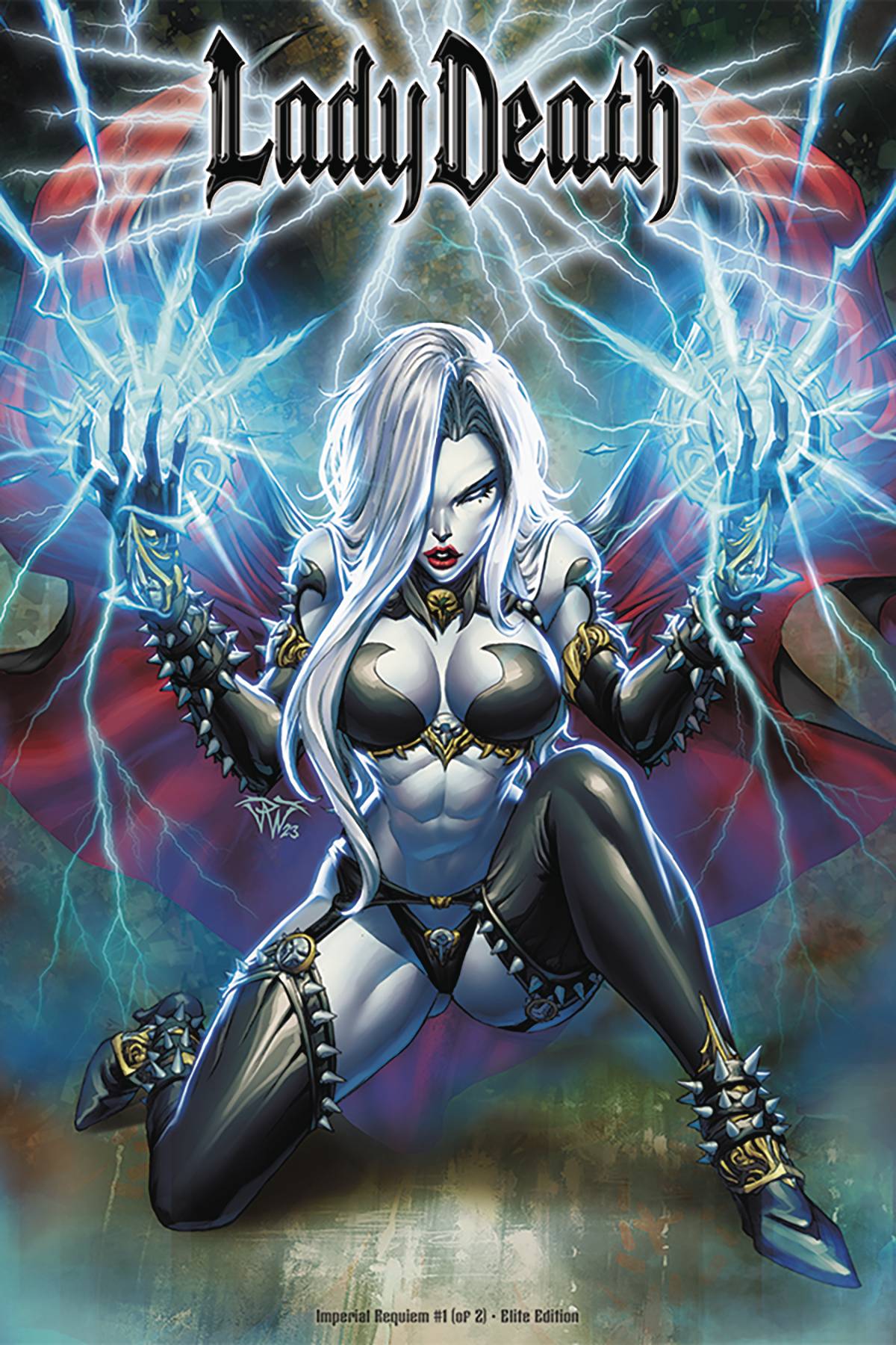 COFFIN COMICS Comic Books > Incentives LADY DEATH IMPERIAL REQUIEM #1 (OF 2) CVR E 1:10 ELITE INCV VAR 64578179132900151 JAN241537