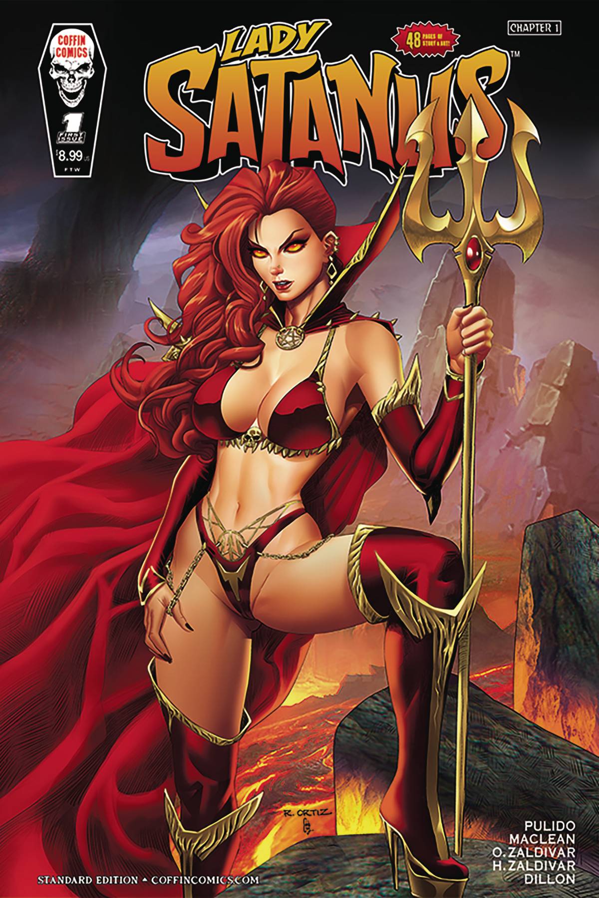 COFFIN COMICS Comic Books > Incentives LADY SATANUS SINISTER URGE #1 ONESHOT CVR A RICHARD ORTIZ (MR) 64578172080000111