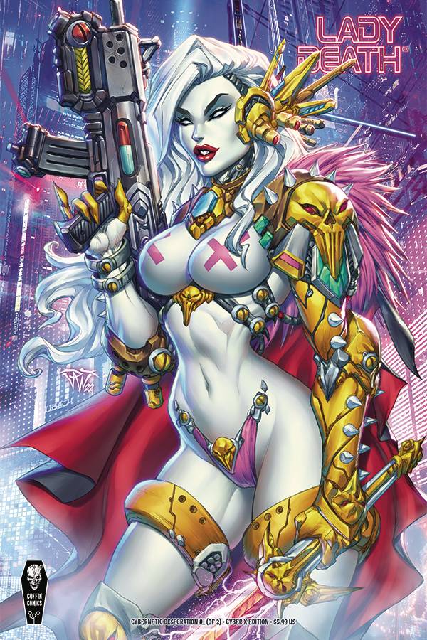 Coffin Comics Comic Books LADY DEATH CYBERNETIC DESECRATION #1 (OF 2) CVR B PANTALENA 64578173164600121 SEP231594