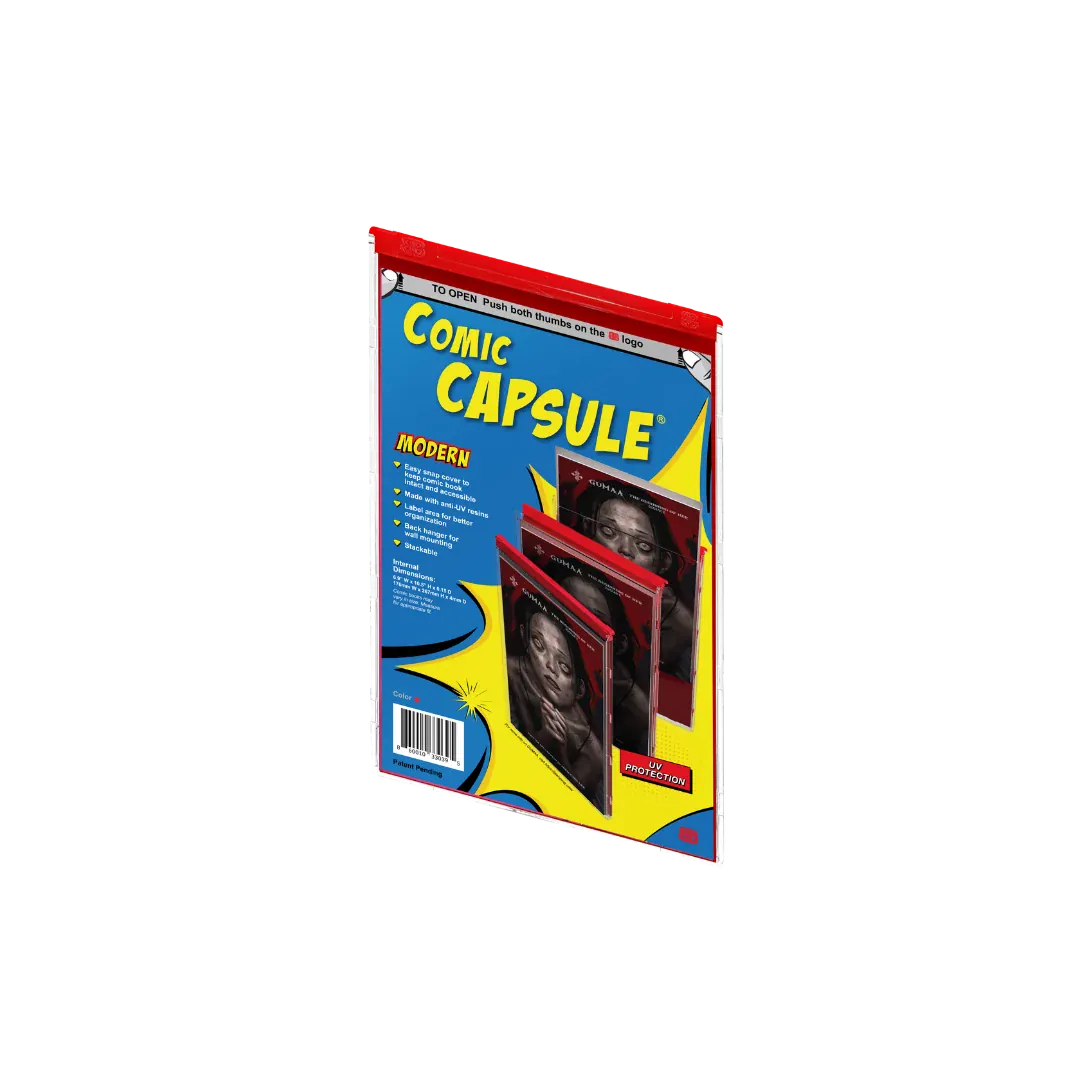 Comic Capsule Comic Supplies Red Comic Capsule: Modern (Assorted) 860010330302 TEC178COM-3