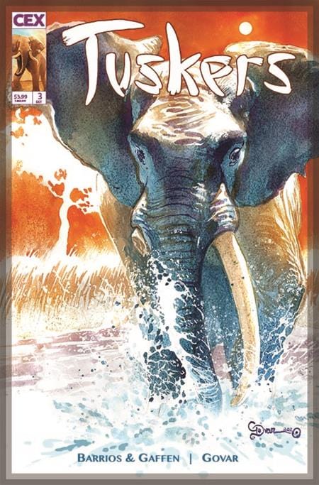 Comics Experience Publishing Comic Books TUSKERS #3 (OF 3) CVR B DANIEL GOVAR CARD STOCK VAR 79394597463400321 1123CX381