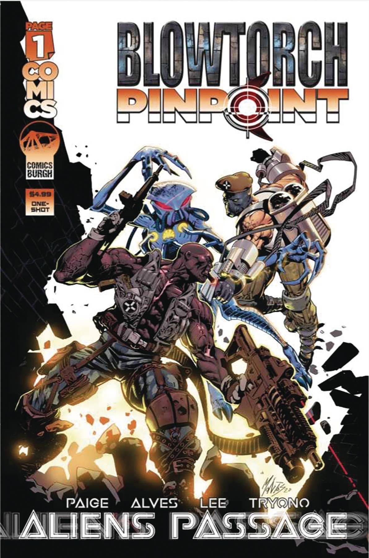 COMICSBURGH Comic Books BLOWTORCH PINPOINT ALIENS PASSAGE (ONE SHOT) (MR) (C: 0-0-1) 795847453545 JAN241543