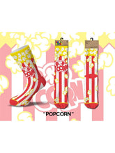 Cool Socks Apparel > Socks Popcorn Socks 814673023996 CSPOPCORN