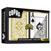 COPAG Games > Playing Cards Playing Cards: COPAG: Legacy: Poker Size Jumbo Index Black/Gold 2-Pack X002OWKU99 JKR130014787