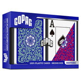 COPAG Games > Playing Cards Playing Cards: COPAG: Neoteric: Plastic Bridge Size Jumbo Index Blue/Green/Red 2-Pack 831705000268 JKR130015505