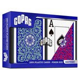 COPAG Games > Playing Cards Playing Cards: COPAG: Neoteric: Plastic Poker Size Jumbo Index Green/Blue/Red 2-Pack 831705006079 JKR130015517