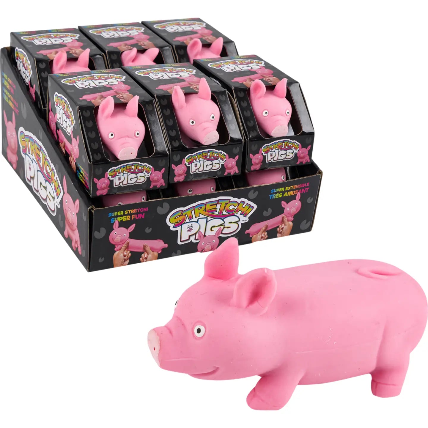 COW CRACK WHOLESALE Miscellaneous > Keychains Stretchy Pigs 834249006727 STL06727