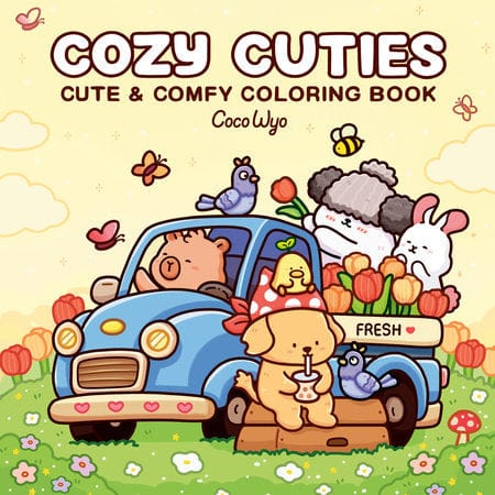 Cozy Spaces Coloring Books > Coloring Books Cozy Spaces Coloring: Cozy Cuties Coloring Book Paperback 9798217116850