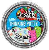 Crazy Aaron's Toys Mini Gummy Grizzly - 2" Thinking Putty Tin 810174291070 GI003