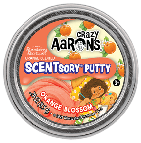 Crazy Aaron's Toys Mini Orange Blossom - 2" Scentsory Thinking Putty Tin 810174290233 SCN-OR001