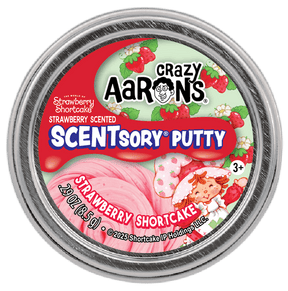 Crazy Aaron's Toys Mini Strawberry Shortcake - 2" Scentsory Thinking Putty Tin 810174290240 SCN-SR001