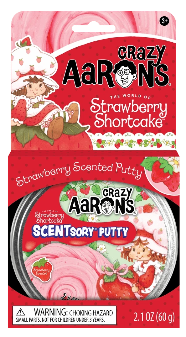 Crazy Aarons Toys Crazy Aarons - Strawberry Shortcake Full Size 4" Scentsory Tin 810066959538 SCN-SR020
