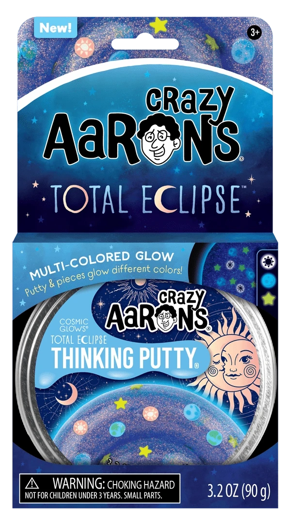 Crazy Aarons Toys Crazy Aarons - Total Eclipse Full Size 4" Thinking Putty Tin 810066955493 TO020