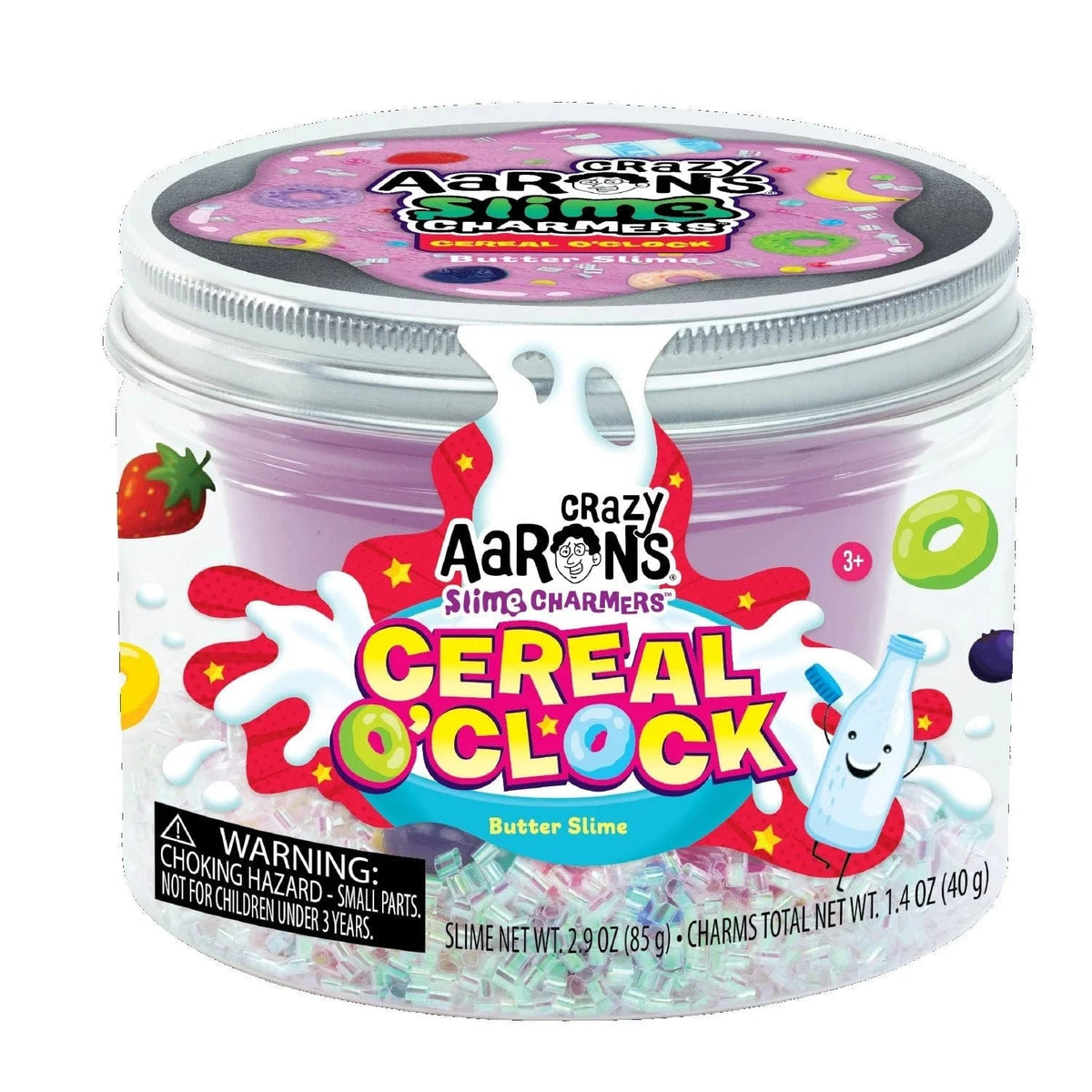Crazy Aarons Toys > Fidget Toys Crazy Aaron's: Slime Charmers - Cereal O'Clock 810066959941 SLM015