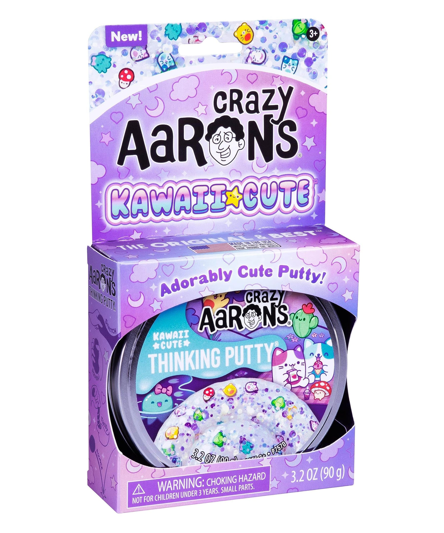 Crazy Aarons Toys > Fidget Toys Crazy Aaron: Thinking Putty - Kawaii Cute 810066956742 KC020