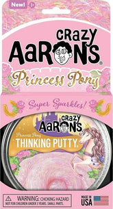 Crazy Aarons Toys > Fidget Toys Crazy Aaron: Thinking Putty - Princess Pony 810066950160 PP020