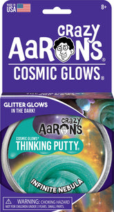 Crazy Aarons Toys > Fidget Toys Crazy Aarons: Thinking Putty - Cosmic Glows Infinite Nebula 752830986886 IN020