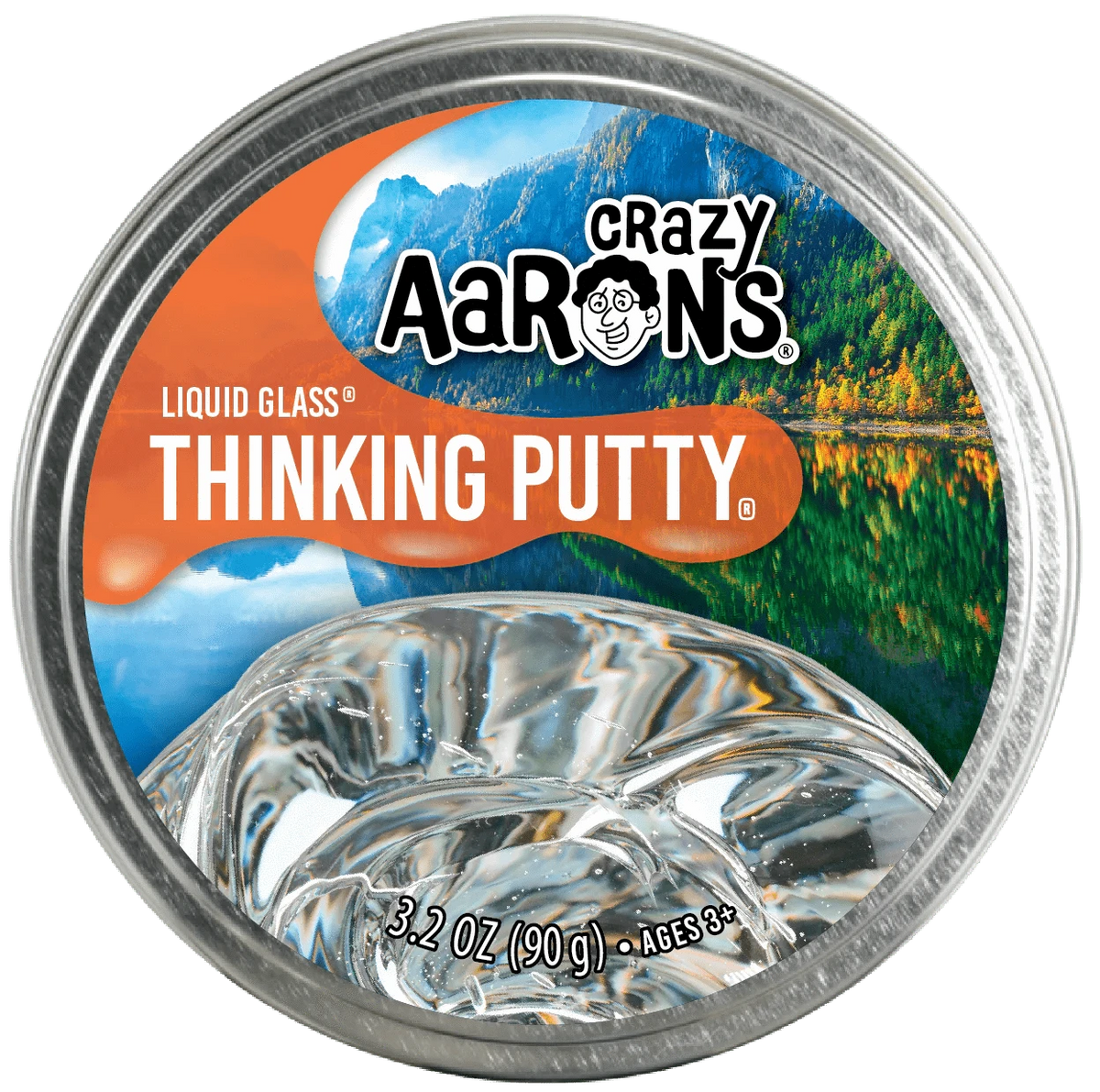 Crazy Aarons Toys > Fidget Toys CRAZY AARONS: THINKING PUTTY - GET READY WITH ME LIQUID GLASS 810066959002