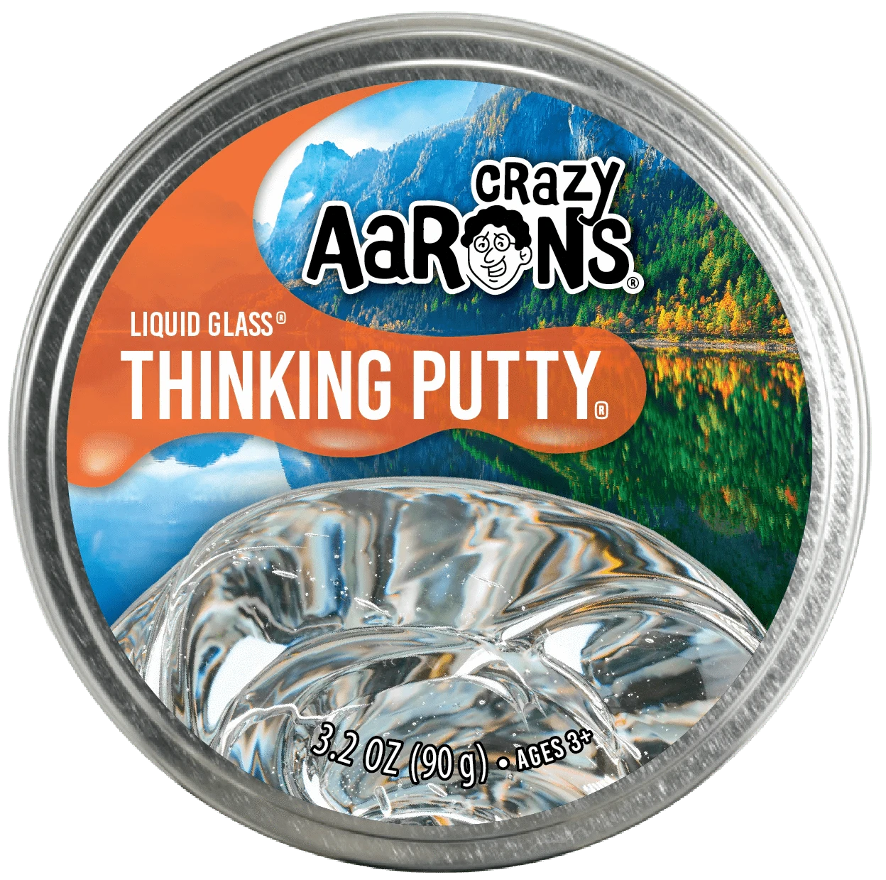 Crazy Aarons Toys > Fidget Toys CRAZY AARONS: THINKING PUTTY - GET READY WITH ME LIQUID GLASS 810066959002