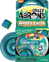 Crazy Aarons Toys > Fidget Toys Crazy Aarons: Thinking Putty - Happy Earth 810066955141 EH020