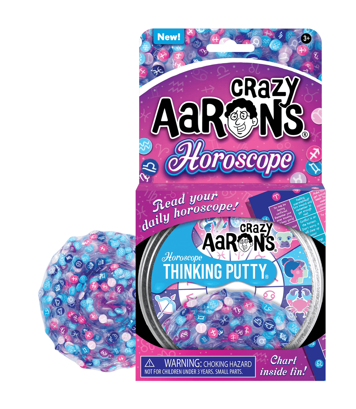 Crazy Aarons Toys > Fidget Toys Crazy Aarons: Thinking Putty - Horoscope 810066953017