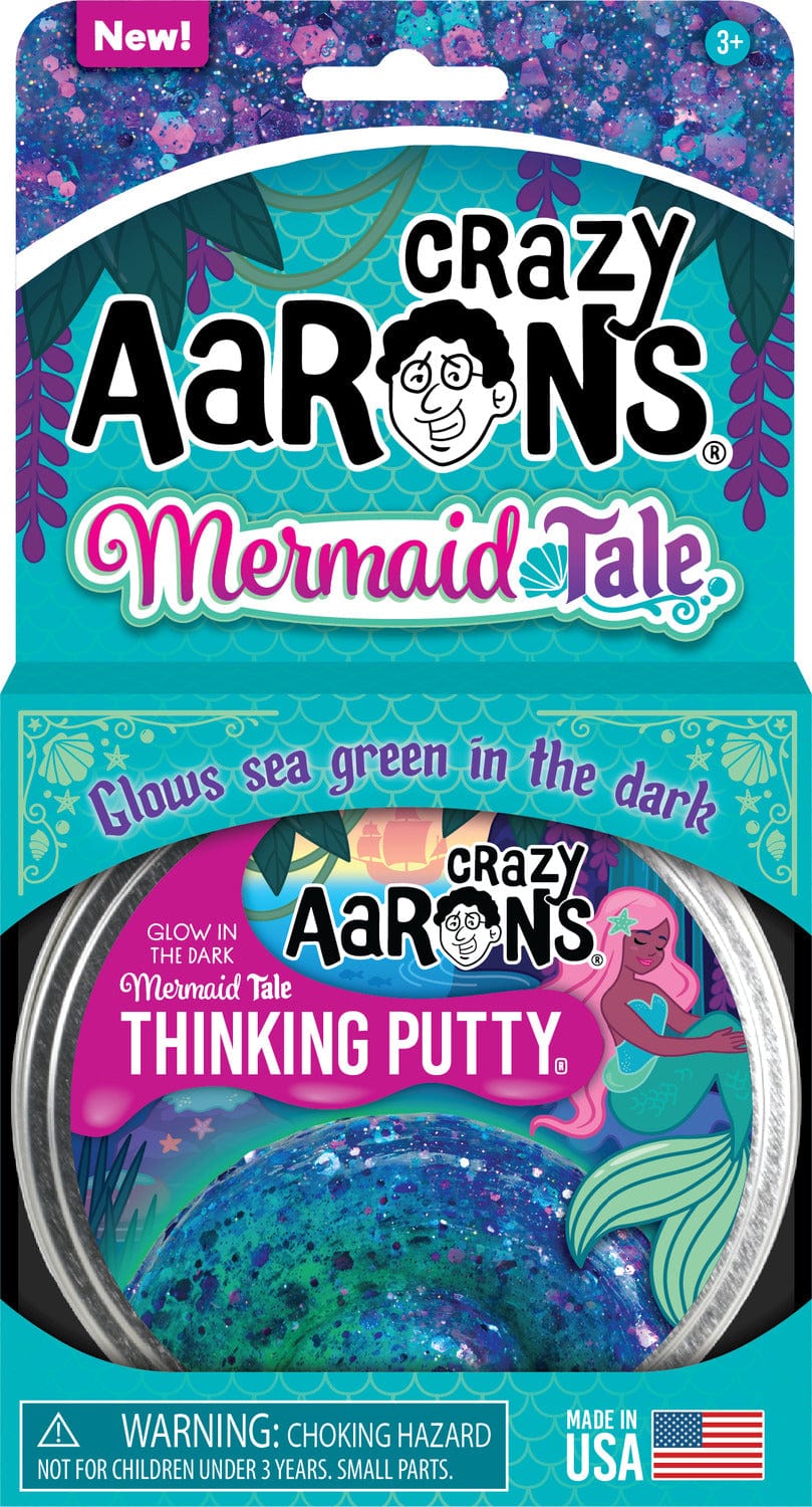 Crazy Aarons Toys > Fidget Toys Crazy Aarons: Thinking Putty - Mermaid Tale 810066953420 ME020